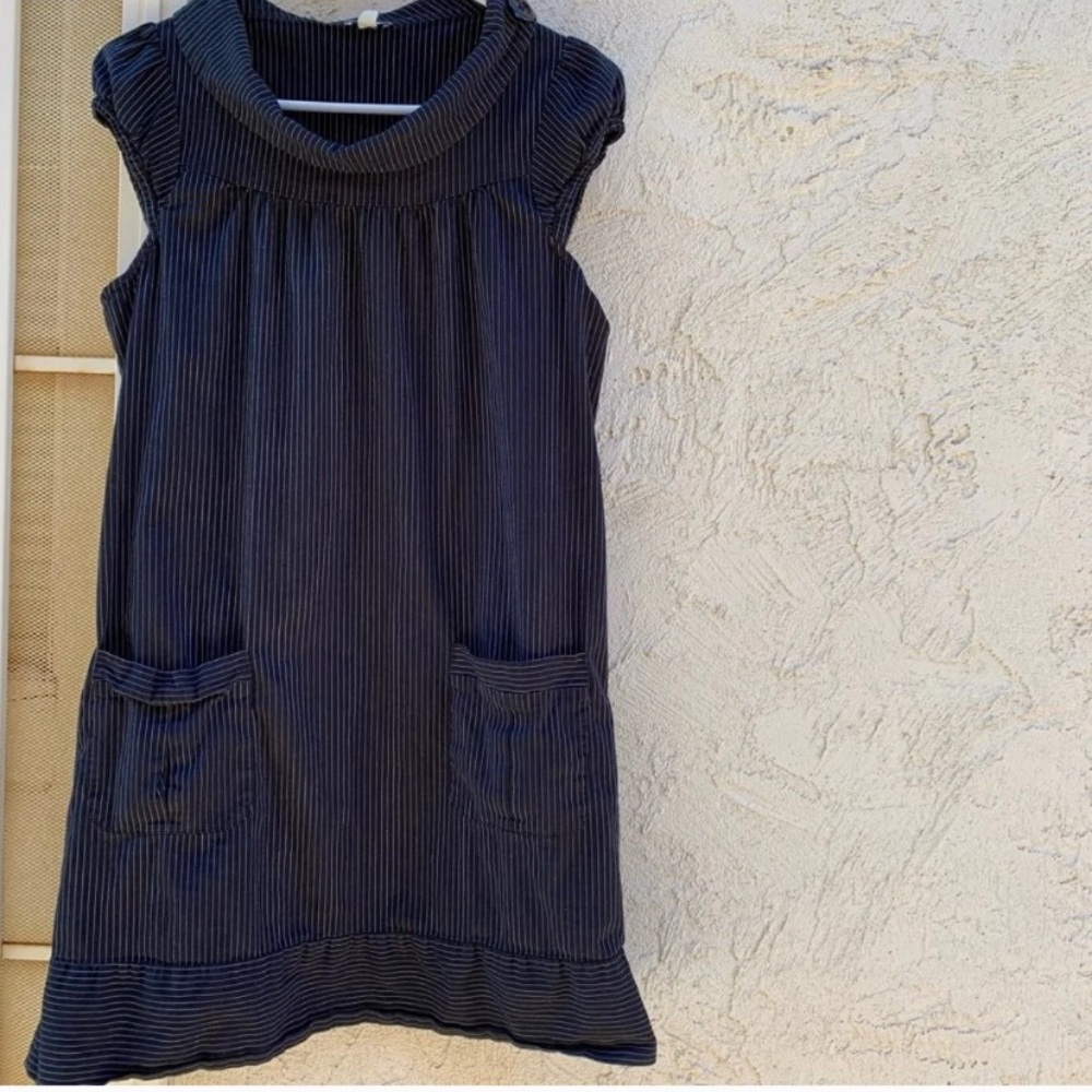 Anthropologie Odille Pinstripe Dress